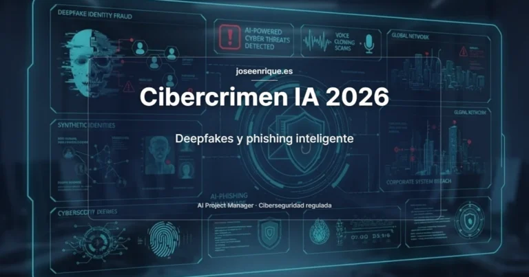 Cibercrimen con inteligencia artificial en 2026: deepfakes y phishing avanzado