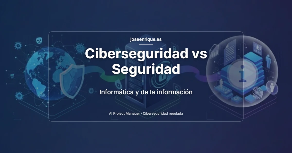 Diferencias entre ciberseguridad, seguridad informática y seguridad de la información