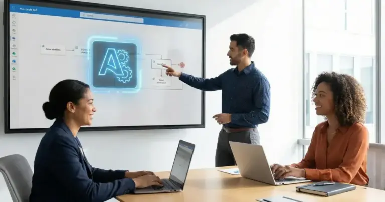 Autonomous AI agent in Microsoft 365 to automate tasks